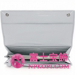 ミュウミュウ MIU MIU ラインストーン付き長財布 サイフ 財布 さいふ ライトブルー 5M1109-NAPPA-CRYSTAL